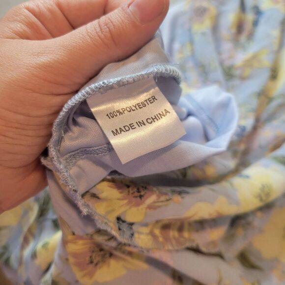 Ruby Sees Floral Maxi Dress High Neck Size US 6 - Picture 10 of 12